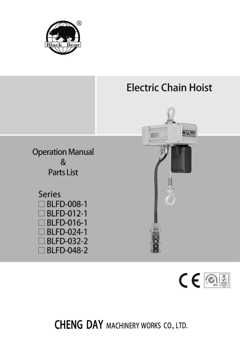 Electric Chain Hoist-BLFD series-BB